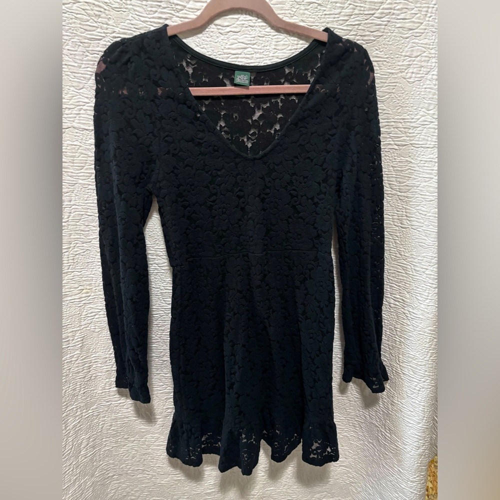 Wild Fable women’s cotton lace dress in black